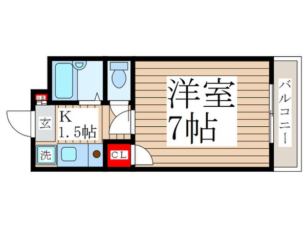 堀川マンションの物件間取画像